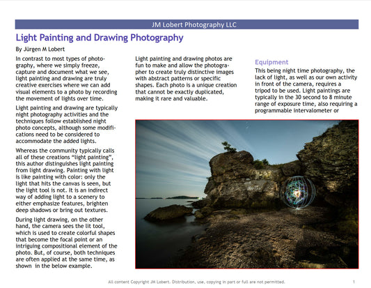 Unleash your Creativity - an Introduction to Light Painting & Drawing