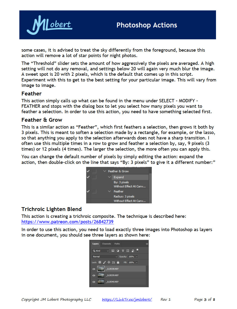 Jürgen's Photoshop Actions for Night Photography